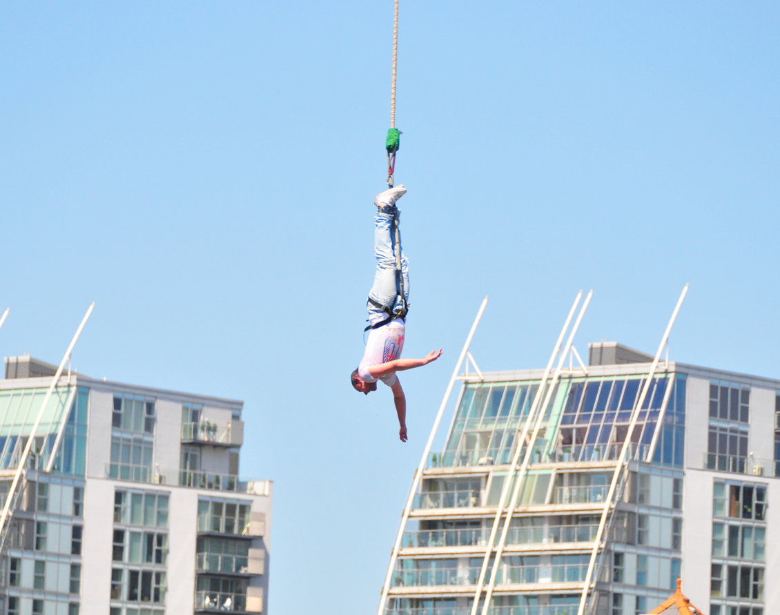 160ft Bungee Jump in London, Battersea Park gallery 9