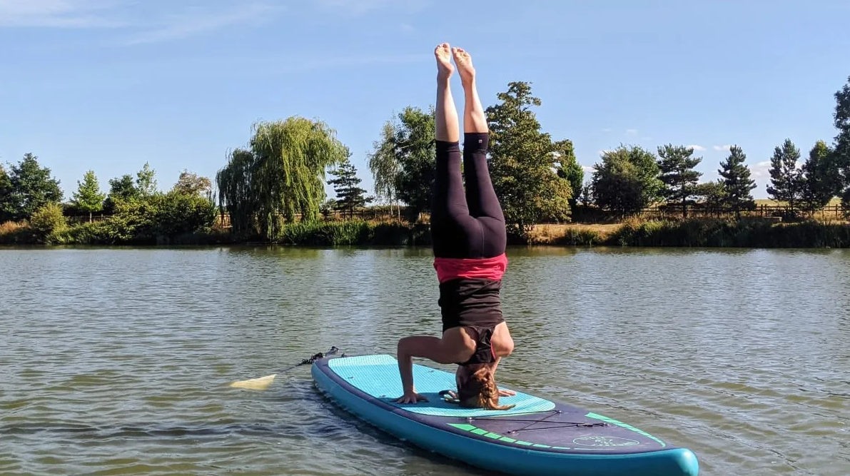 SUP Yoga on the River Avon in Worcestershire gallery 10