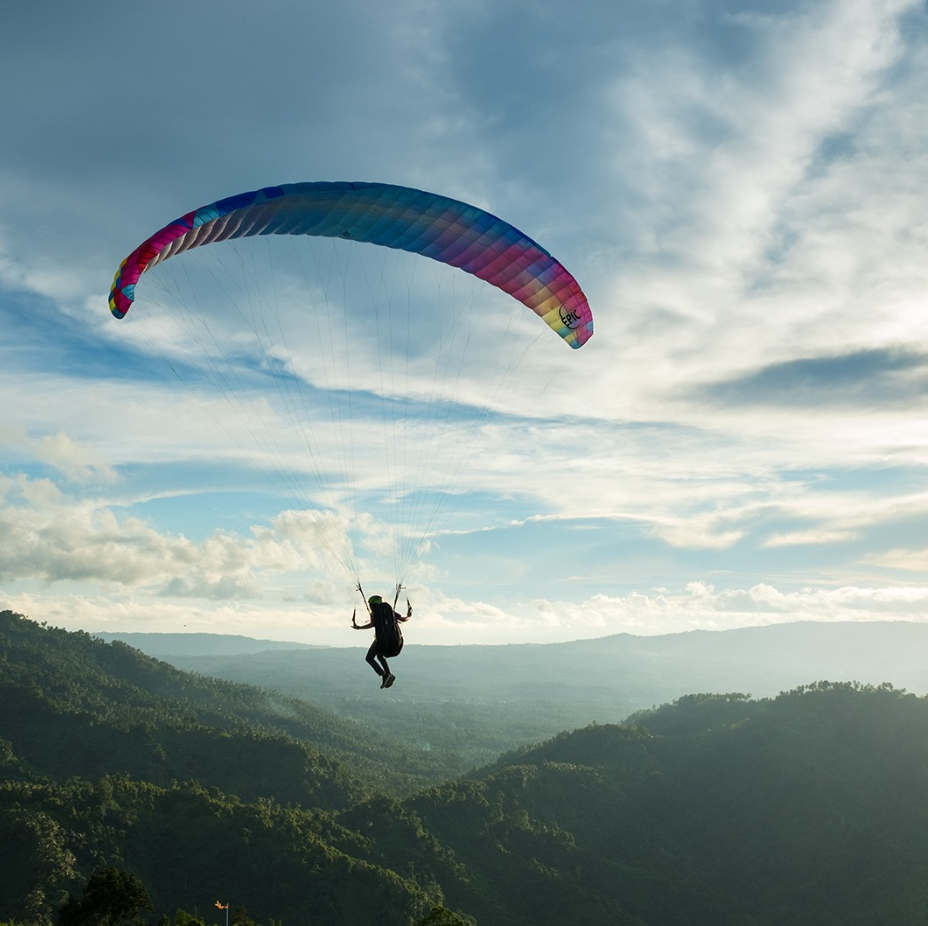 Tandem Paragliding in North Sulawesi, Indonesia, photo 2