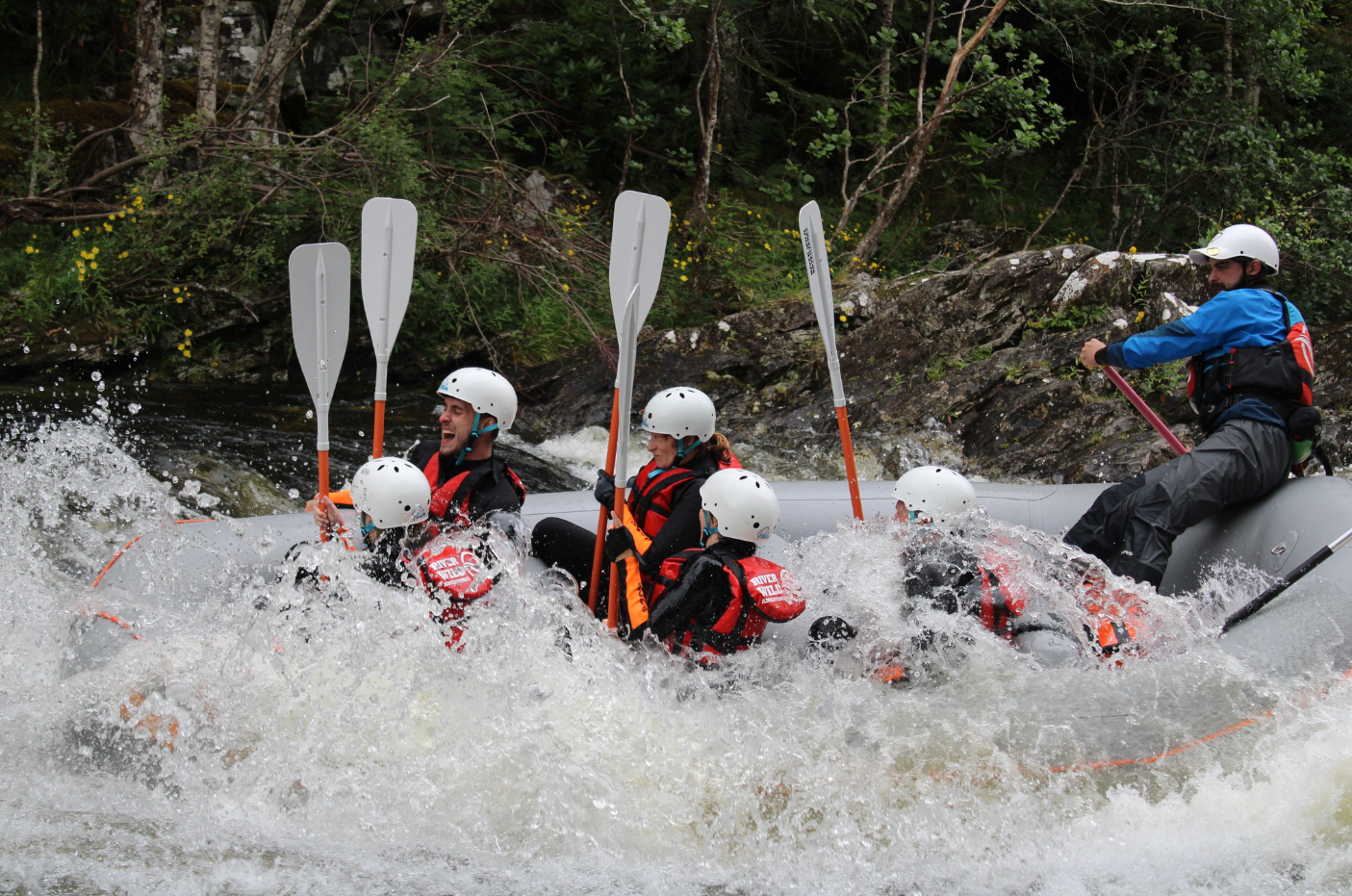WHITE WATER RAFTING – River Garry near Fort William, Scotland, photo 4