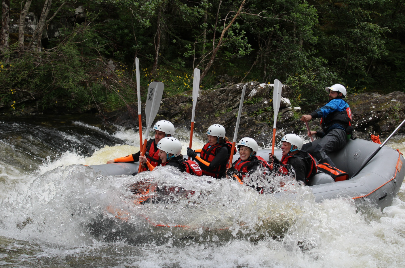 WHITE WATER RAFTING – River Garry near Fort William, Scotland, photo 5
