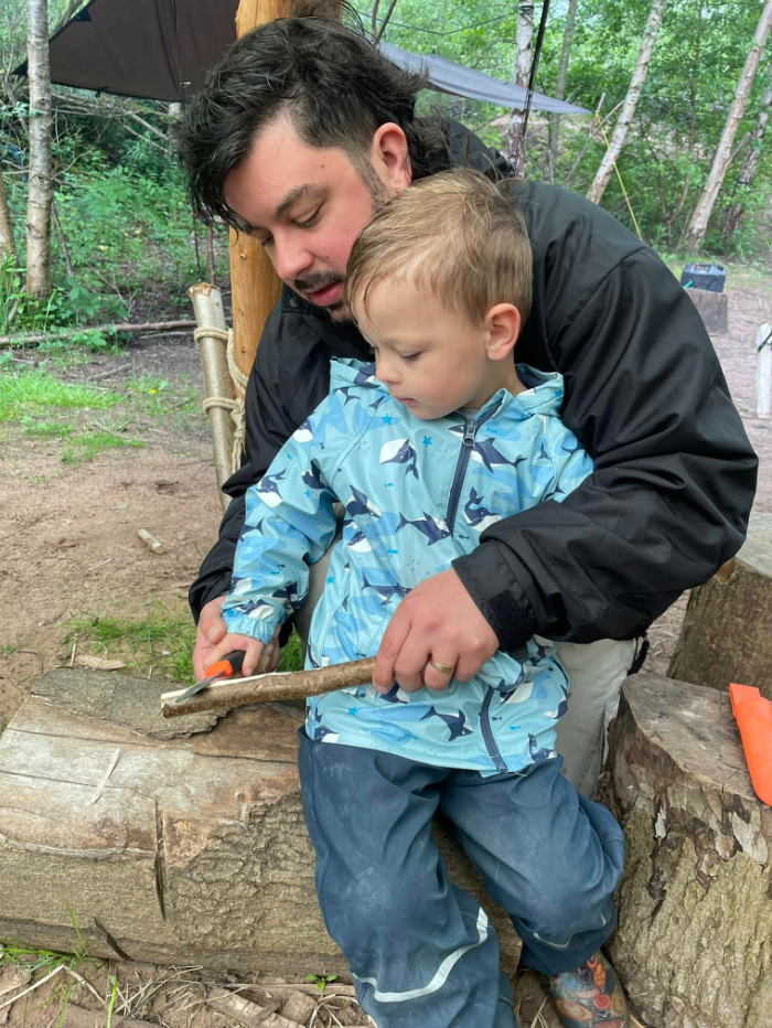 Family Bushcraft Adventure Lesson in Wrexham gallery 6