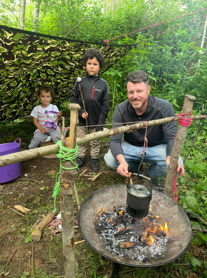 Family Bushcraft Adventure Lesson in Wrexham gallery 8
