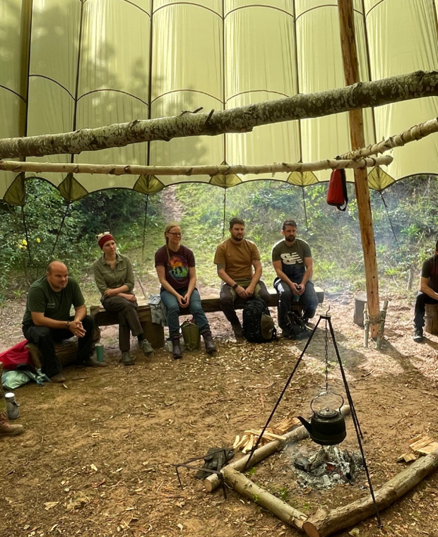 Adults-Only Woodland Sauna Day and Bushcraft Retreat in Wrexham gallery 3