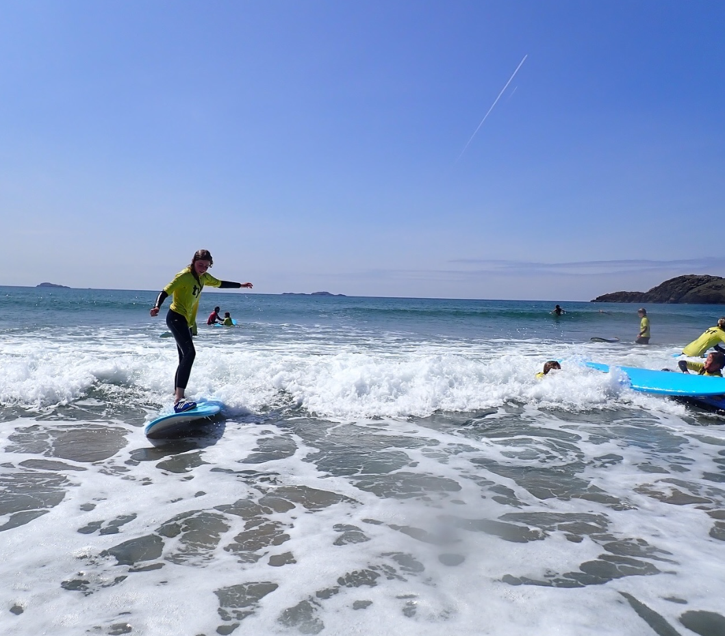 Surfing Lesson on Whitesands Beach, St Davids gallery 10