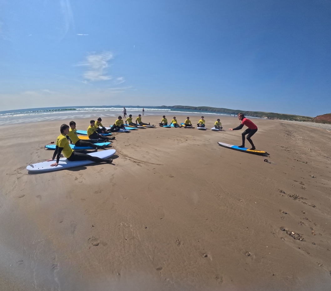 Surfing Lesson on Whitesands Beach, St Davids gallery 7