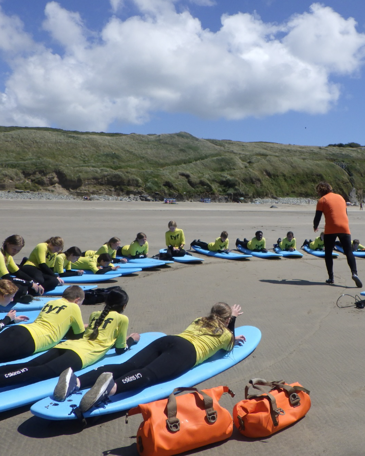 Surfing Lesson on Whitesands Beach, St Davids gallery 8