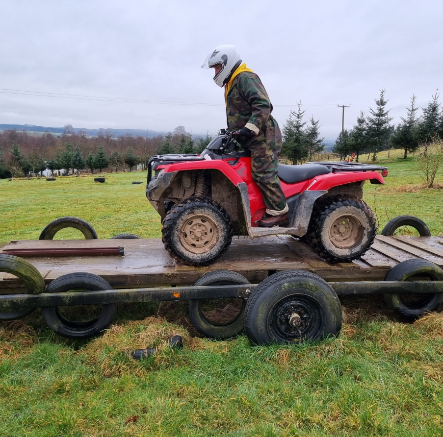 Adult Quad Biking Session in Stirlingshire gallery 2
