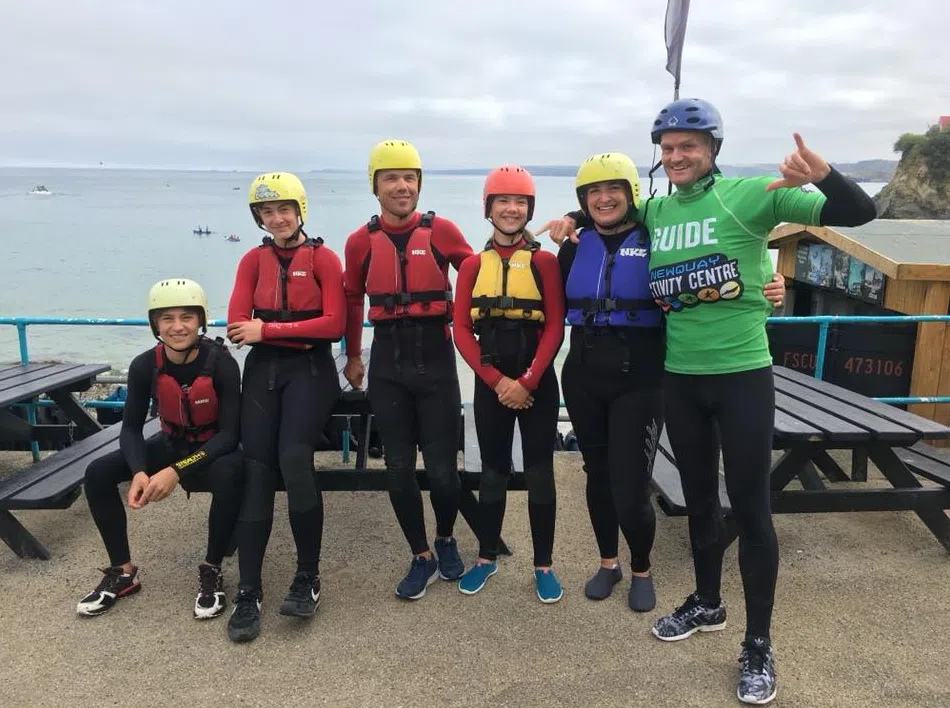 Family Coasteer & Super SUP Session in Newquay, photo 2