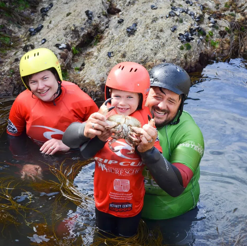 Family Coasteer & Super SUP Session in Newquay, photo 3