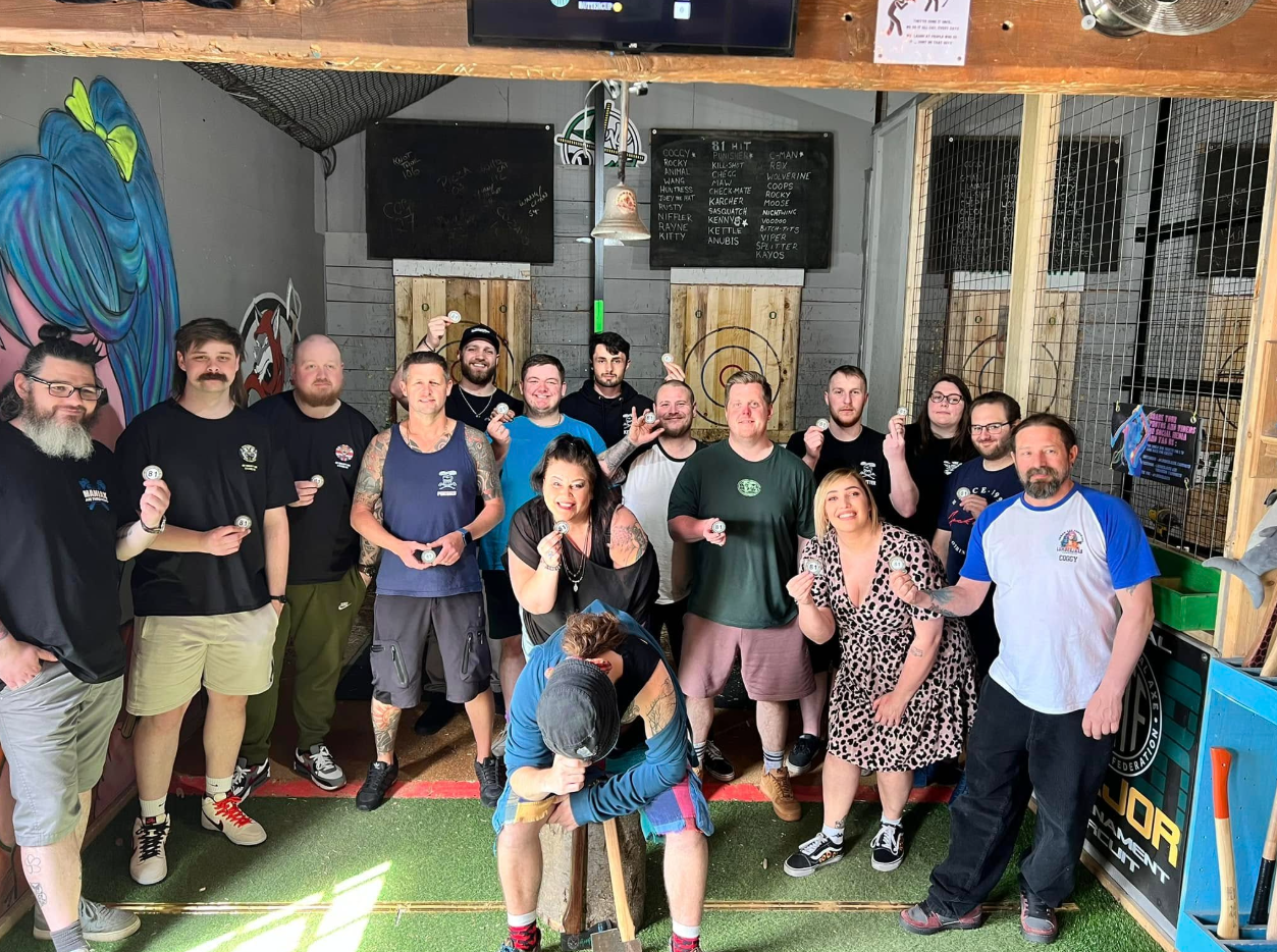 Social Axe Throwing Session in Nuneaton, Warwickshire, photo 5