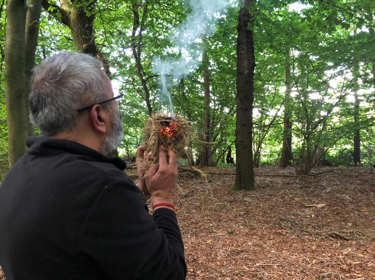 Firelighting Master Class in South London gallery 2