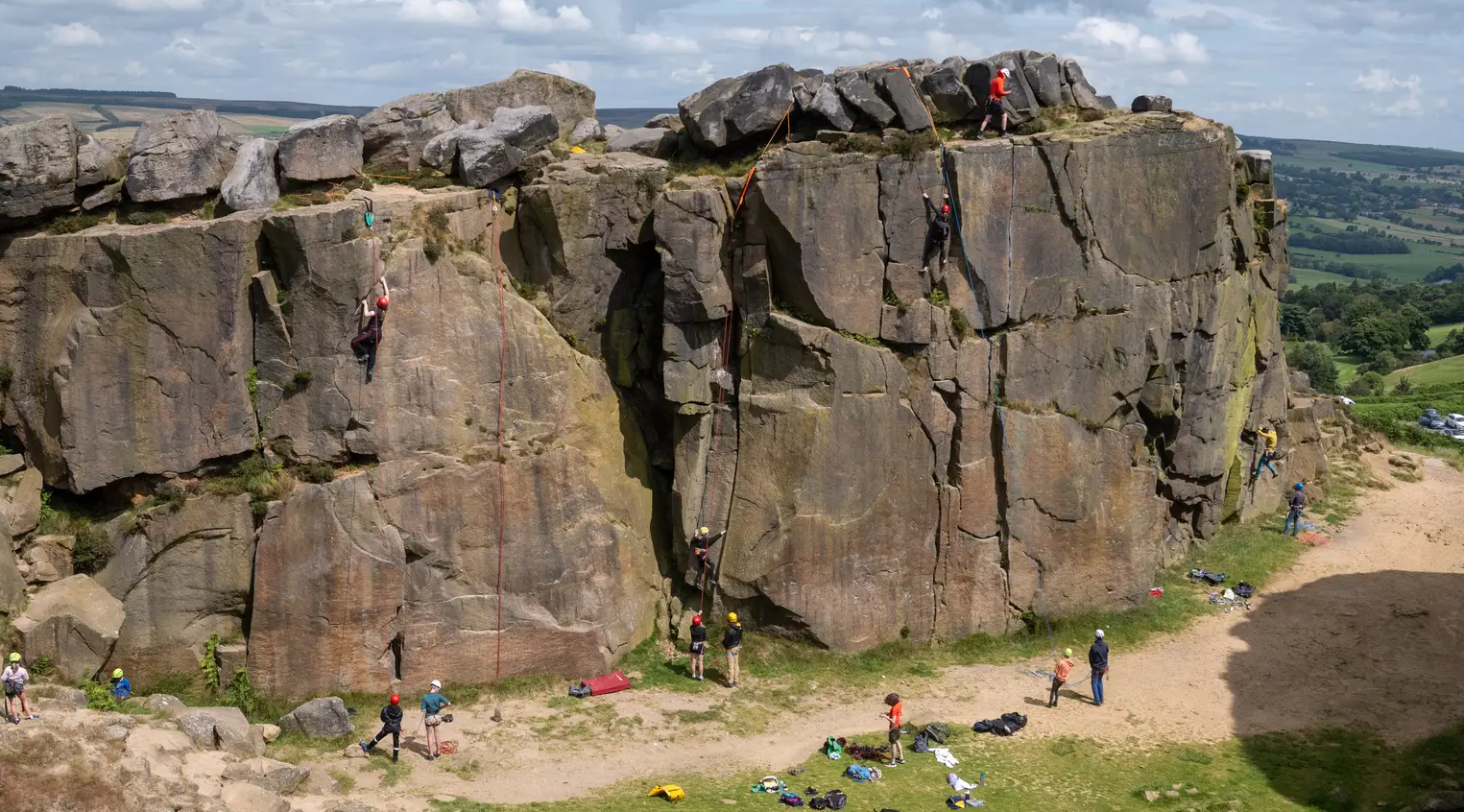 Outdoor Rock Climbing in Yorkshire gallery 5