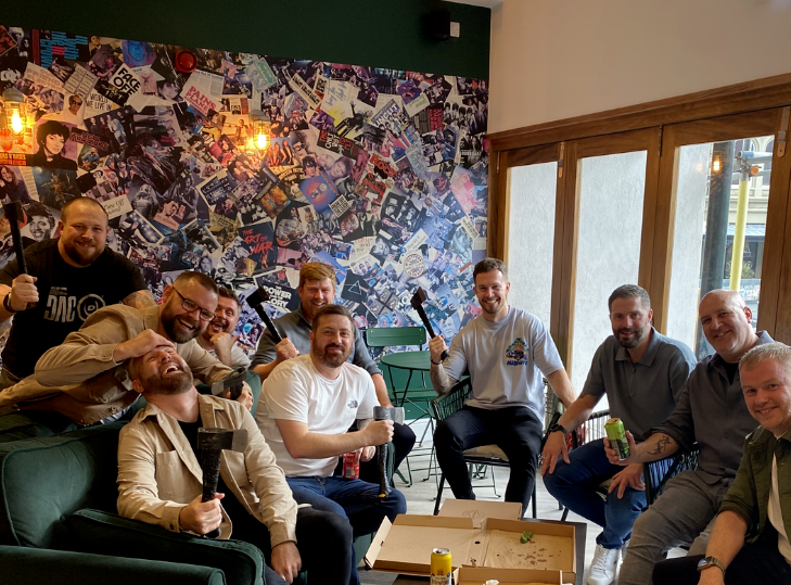 Augmented Axe Thowing Session in Llandudno, North Wales gallery 4