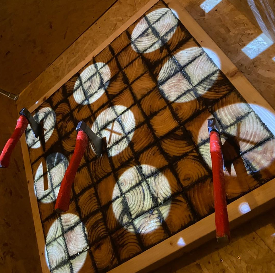 Augmented Axe Thowing Session in Llandudno, North Wales gallery 10