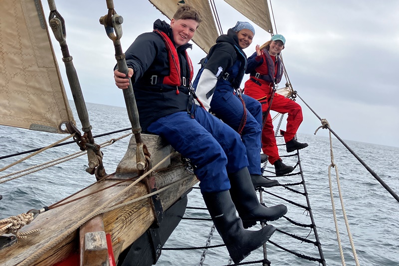 Teenage Adventure Sailing and RYA Qualifications – South Devon/Cornwall Coast – Johanna Lucretia gallery 2