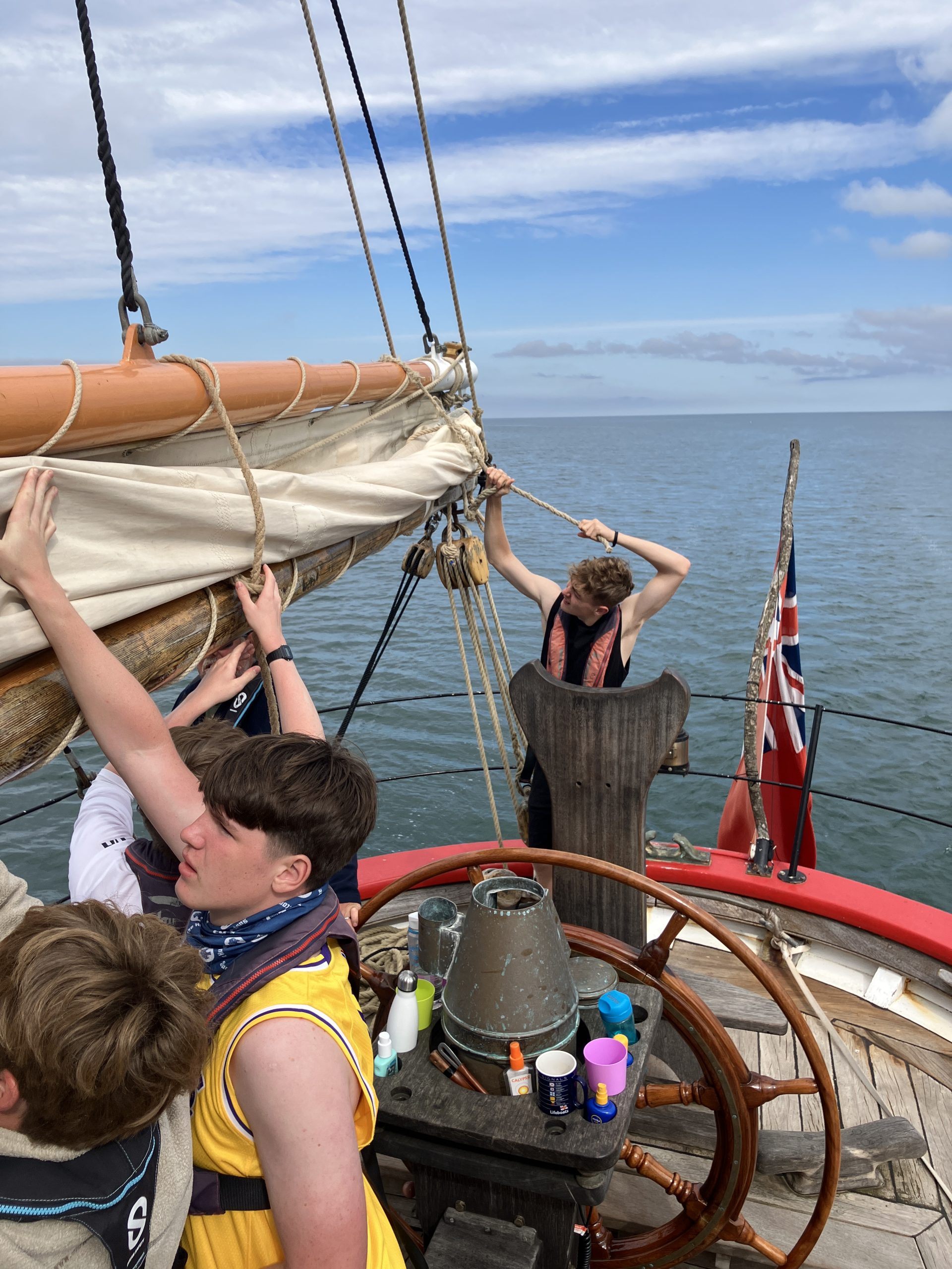 Teenage Adventure Sailing and RYA Qualifications – South Devon/Cornwall Coast – Johanna Lucretia gallery 10