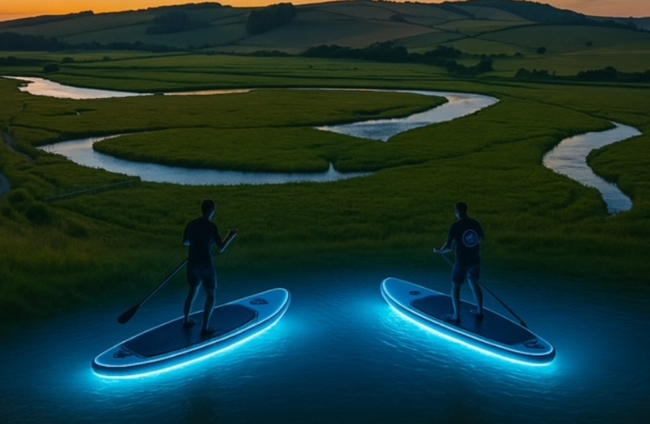 Glow SUP near Seaford, photo 4