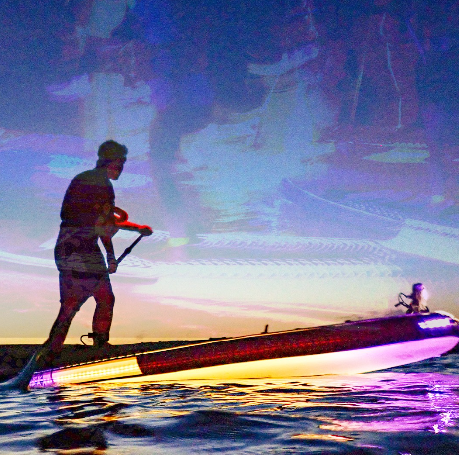 Glow SUP near Seaford, photo 3