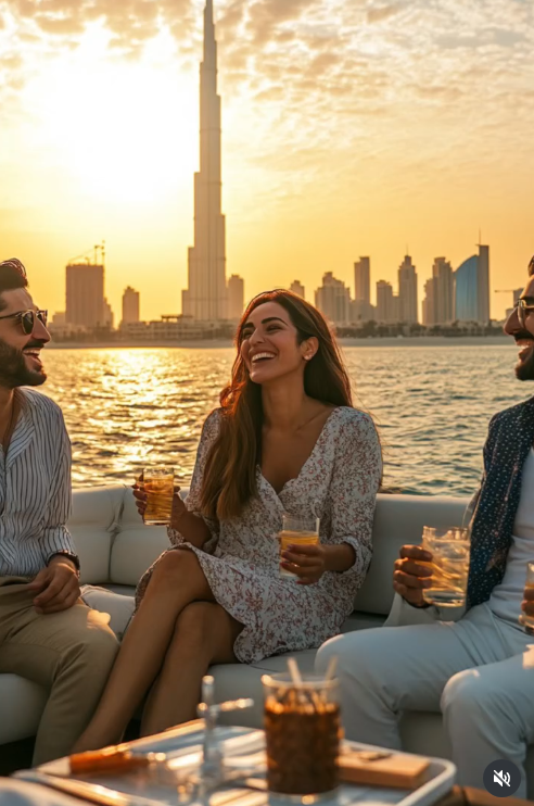 Burj Al Arab & Ain Dubai Shared Yacht Tour – 105ft Luxury Cruise from Dubai Harbour gallery 2