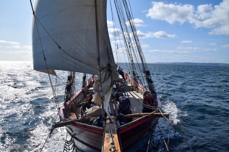 Teenage Adventure Sailing and RYA Qualifications – South Devon/Cornwall Coast – Johanna Lucretia gallery 3