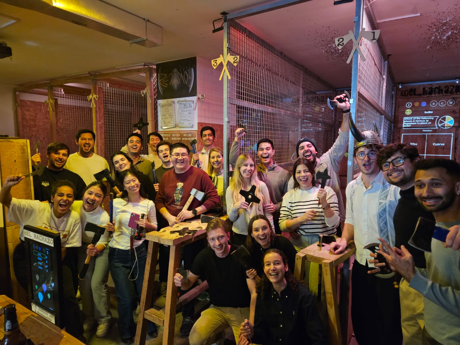 Classic Axe Throwing Session in Atocha, Madrid, photo 3