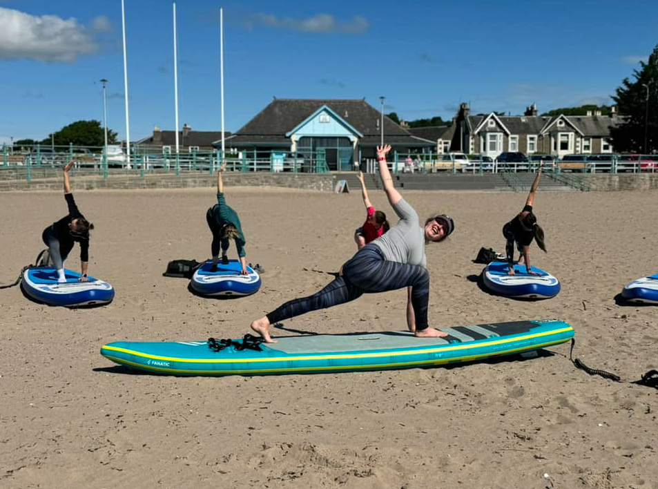 Yoga and Paddleboarding Session at Broughty Ferry gallery 7