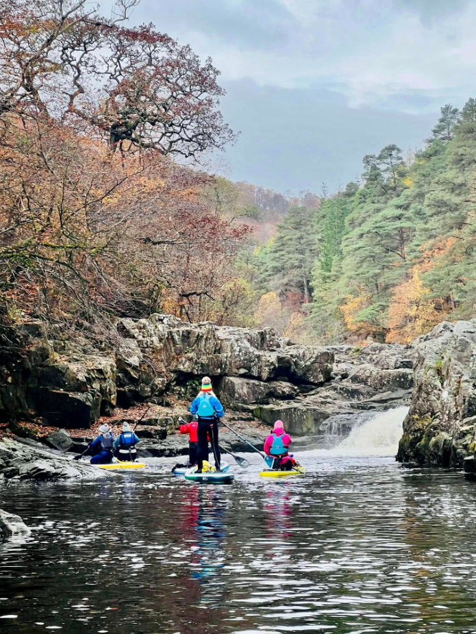 Waterfall Paddleboarding Adventure – Loch Faskally and River Tummel gallery 4
