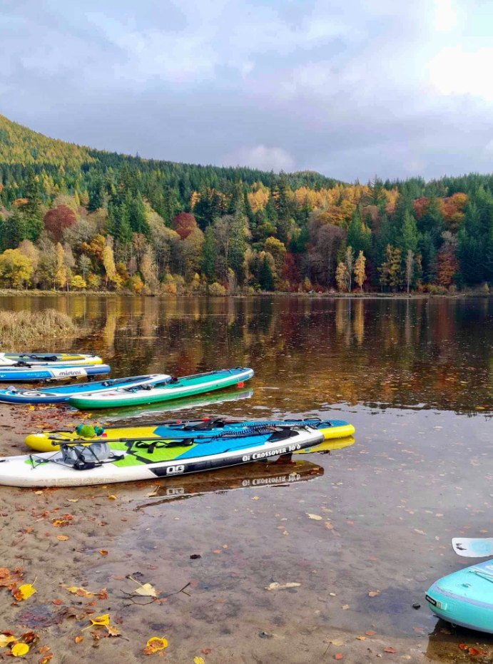 Waterfall Paddleboarding Adventure – Loch Faskally and River Tummel gallery 6
