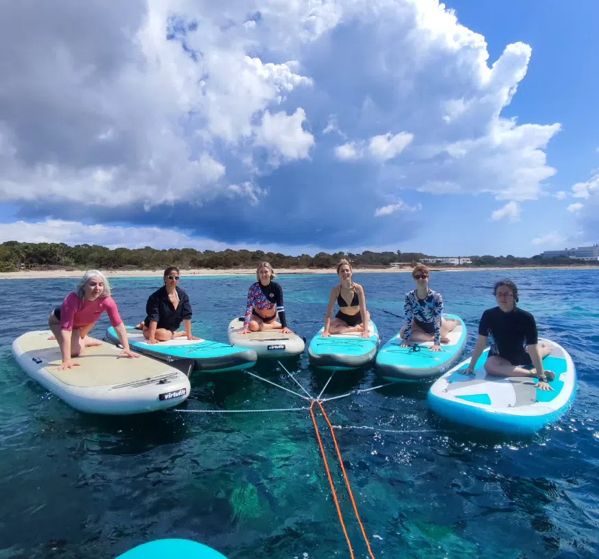 SUP Yoga Sessions in Formentera, Balearic Islands, photo 5