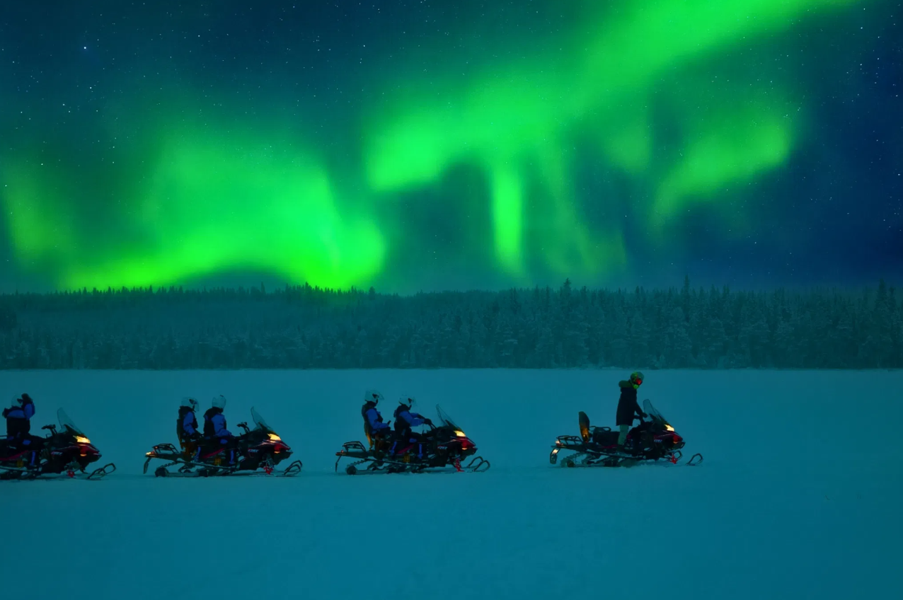 Rovaniemi Snowmobile Evening Safari and Northern Lights Experience, photo 3