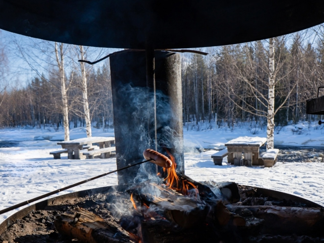 Snowshoe Adventure and Barbecue at Vikaköngäs gallery 2