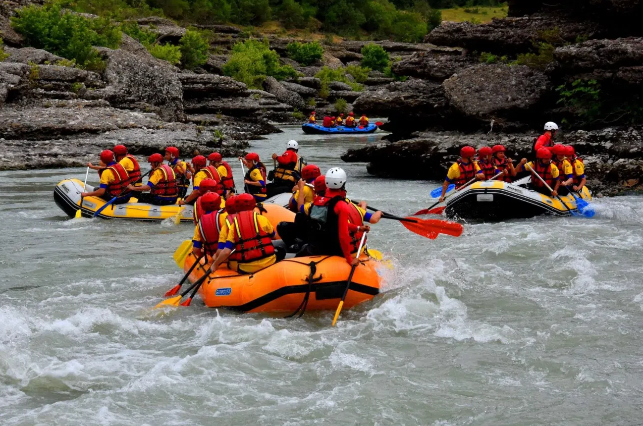 Vjosa Rafting and Benja Thermal Baths Adventure from Tirana, listing photo
