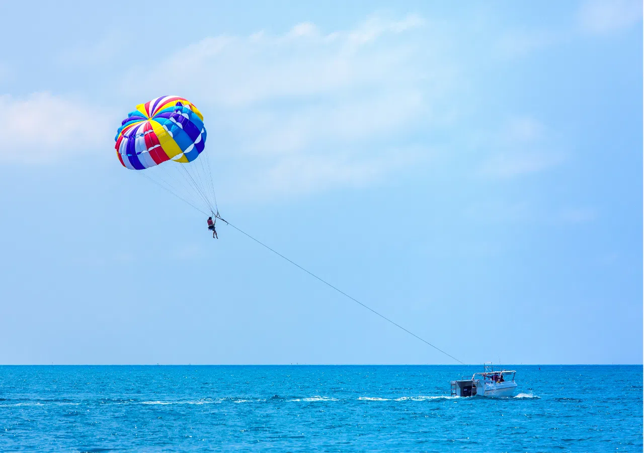 Parasailing Over Belle Mare Lagoon, listing photo