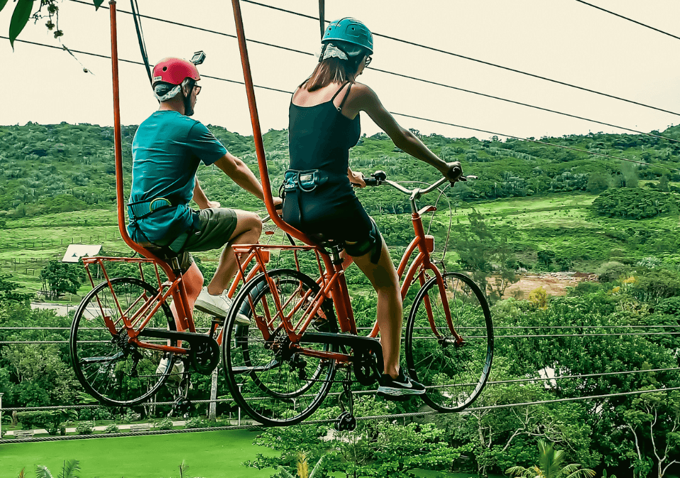Bicycle Zip Ride at La Vallée des Couleurs, photo 4