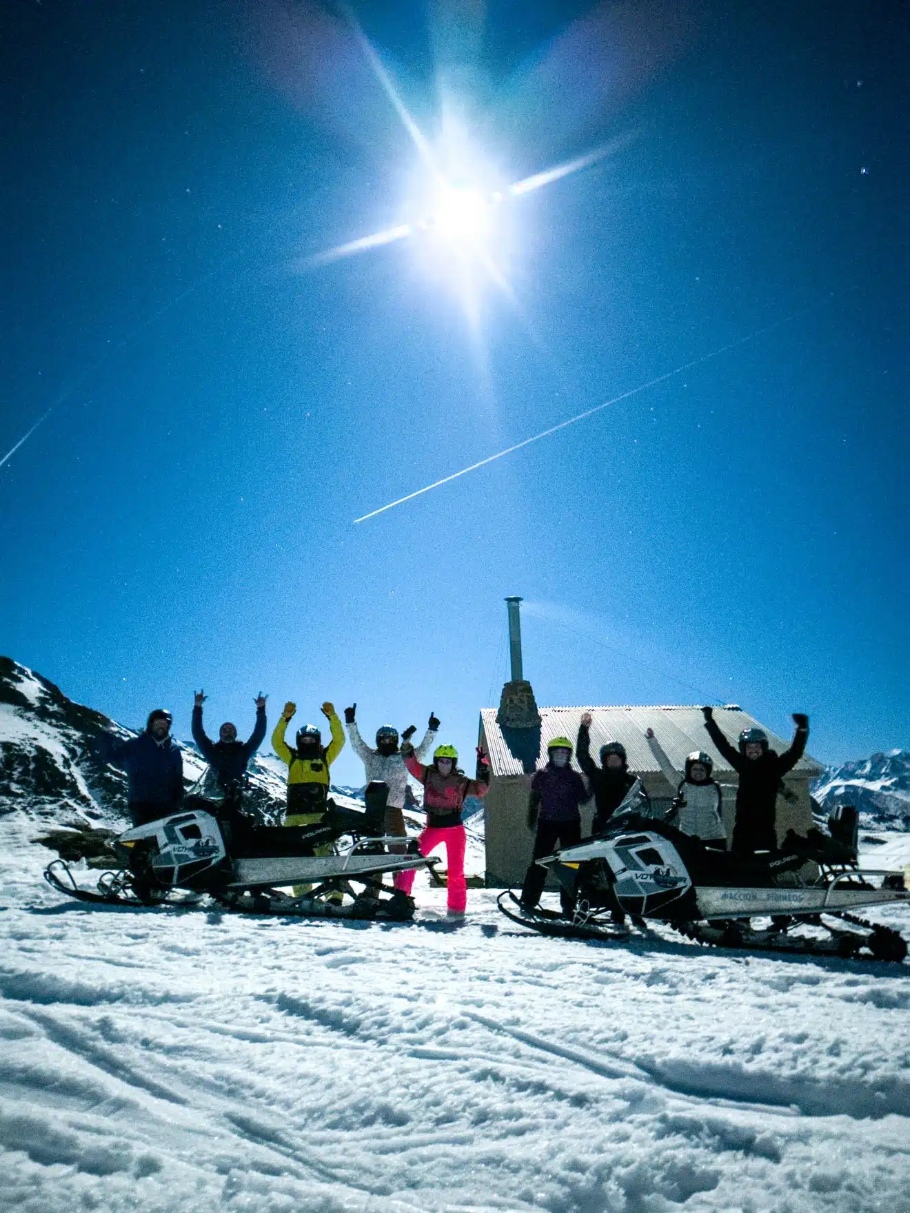 2-Hour Sunset or Night Snowmobile Tour with Dinner in a Mountain Refuge, listing photo