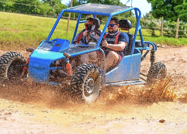 Half-Day Off-Road Buggy Adventure to Cenote and Macao Beach, photo 5