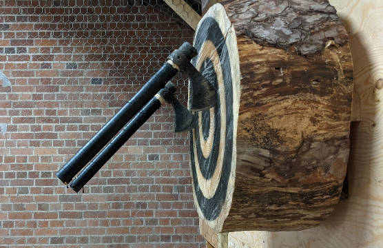 Axe Throwing Session in Oxfordshire gallery 4