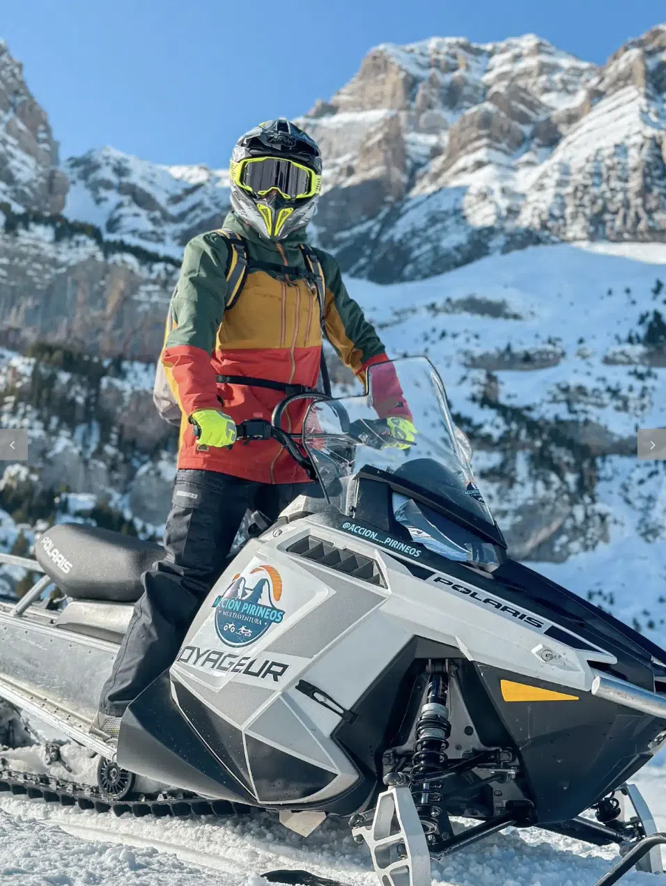1-Hour Guided Snowmobile Tour in the Tena Valley, listing photo