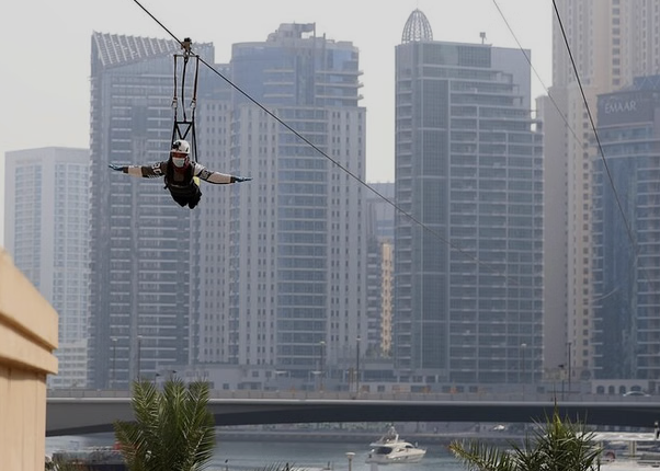 XLine Dubai Marina – World’s Longest Urban Zipline gallery 2