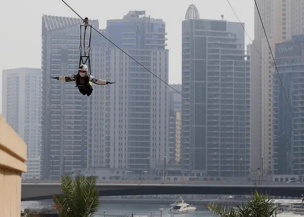 XLine Dubai Marina – World’s Longest Urban Zipline, photo 2