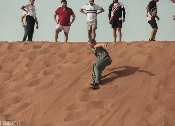 Big Red Desert Buggy Tour – 2 Hours with Sandboarding & Camel Interaction, photo 2