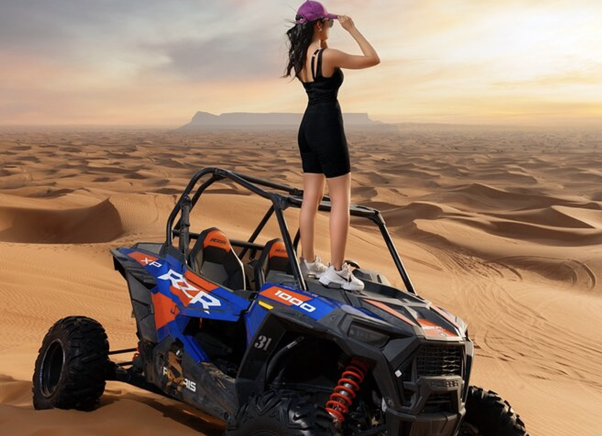 Dubai Private Red Dune Buggy Safari with VIP Camp BBQ Dinner gallery 5