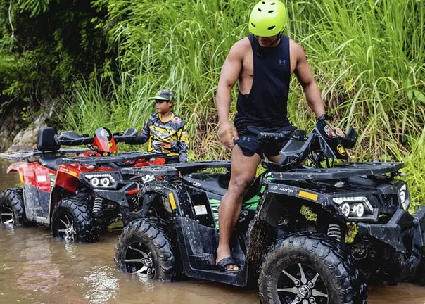 Phang Nga 7km Rafting & ATV Adventure with Monkey Cave and Waterfall, photo 2