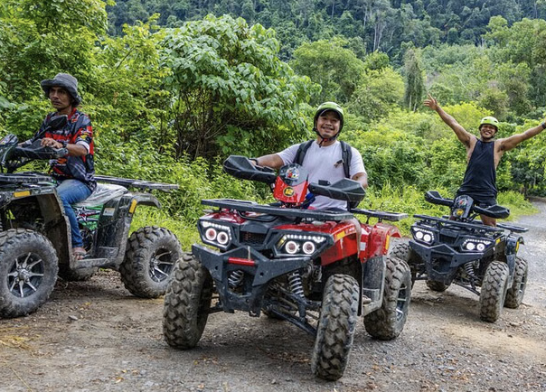Phang Nga 7km Rafting & ATV Adventure with Monkey Cave and Waterfall, photo 5