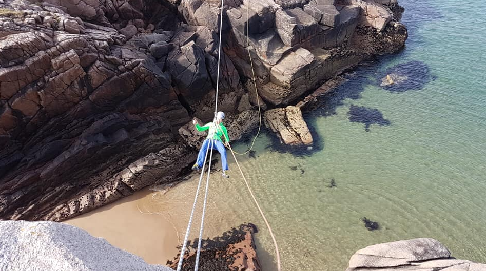 Tyrolean Traverse in County Donegal, photo 5