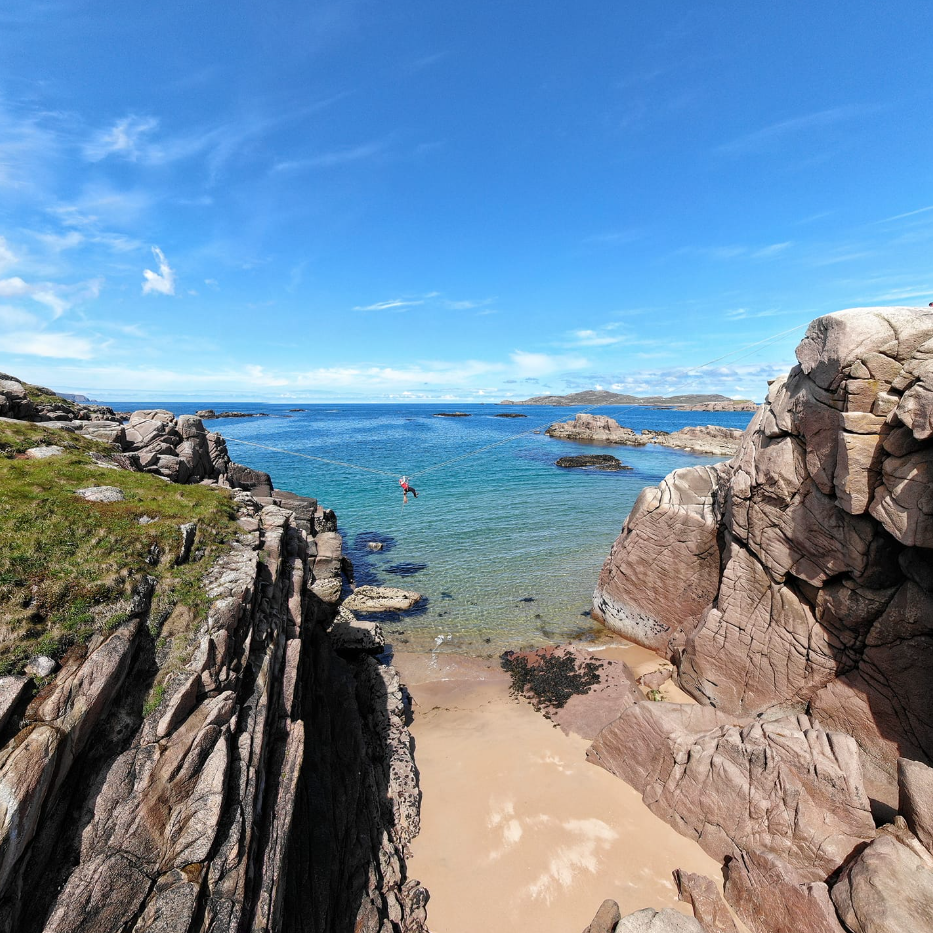 Tyrolean Traverse in County Donegal, photo 4