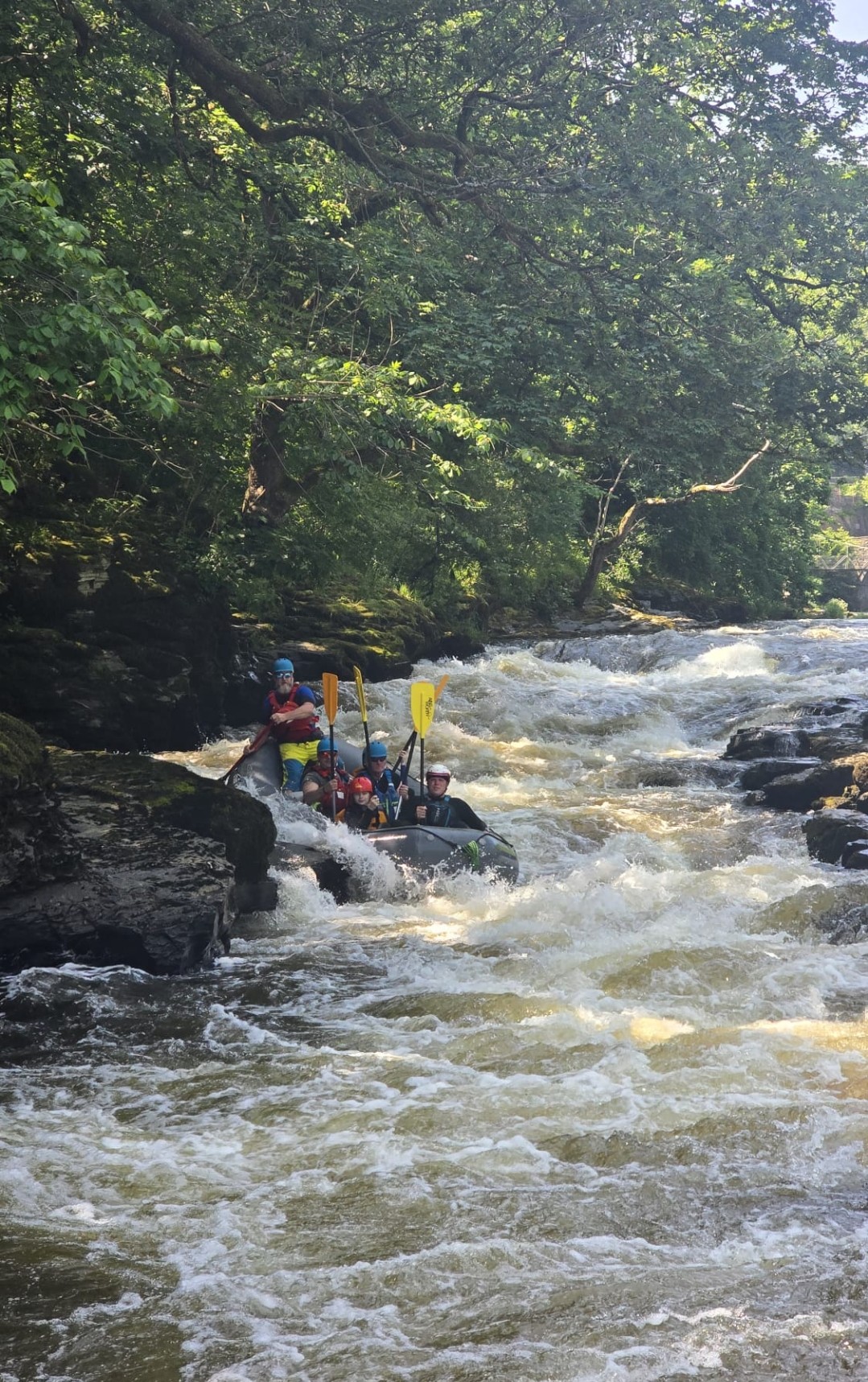 Whitewater Rafting on the River Dee, Llangollen, photo 2