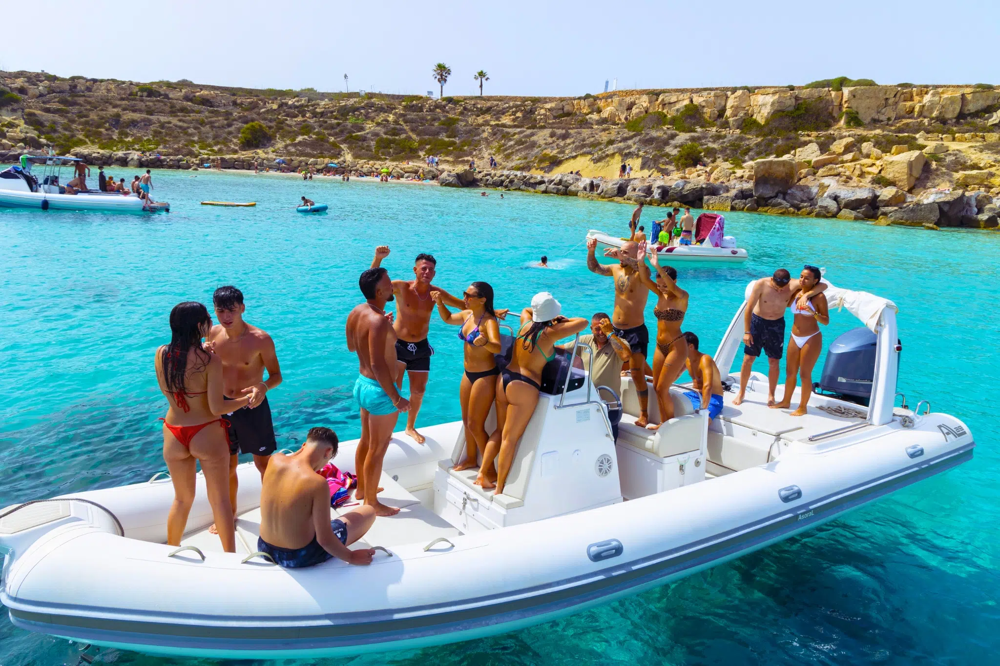Egadi Islands RIB Boat Tour: Favignana and Levanzo with Lunch included from Trapani, photo 3