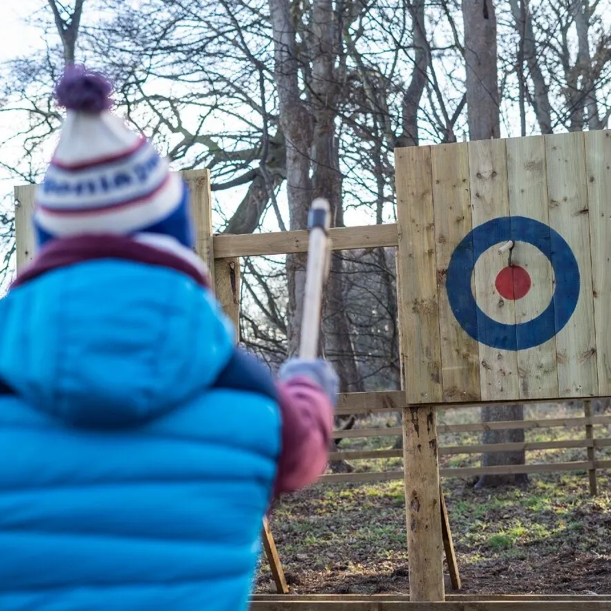 Woodland Axe Throwing and Archery Experience in East Lothian, photo 5